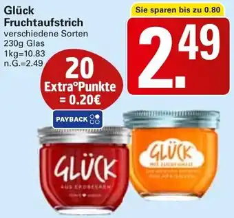 WEZ Glück Fruchtaufstrich Angebot