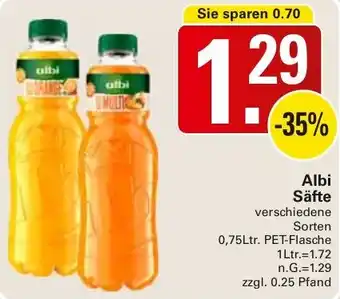 WEZ Albi Säfte Angebot
