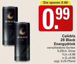 WEZ Calidris 28 Black Energydrink Angebot