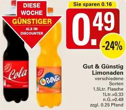 WEZ Gut & Günstig Limonaden Angebot