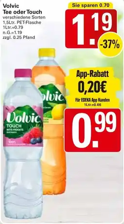 WEZ Volvic Tee oder Touch Angebot