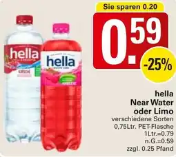 WEZ Near Water oder Limo Angebot