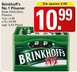 WEZ Brinkhoff's No.1 Pilsener Angebot