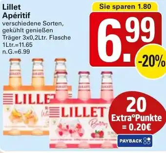 WEZ Lillet Apéritif Angebot