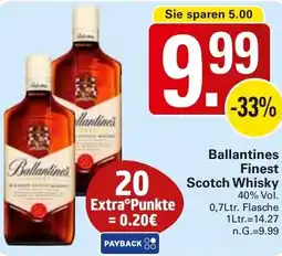 WEZ Ballantines Finest Scotch Whisky Angebot