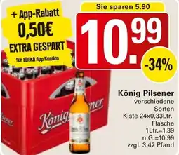 WEZ König Pilsener Angebot