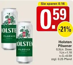 WEZ Holsten Pilsener Angebot