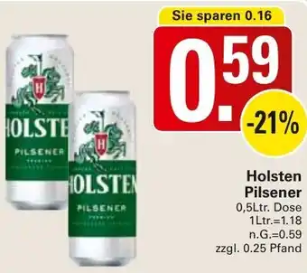 WEZ Holsten Pilsener Angebot