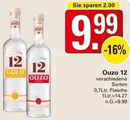 WEZ Ouzo 12 Angebot
