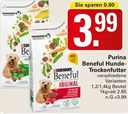 WEZ Purina Beneful Hunde Trockenfutter Angebot