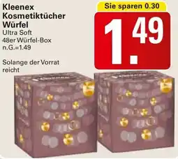 WEZ Kleenex Kosmetiktücher Würfel Angebot