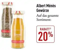 Galeria Markthalle Albert Ménès Gewürze Angebot