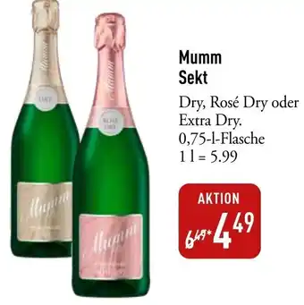Galeria Markthalle Mumm Sekt Angebot