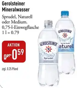 Galeria Markthalle Gerolsteiner Mineralwasser Angebot