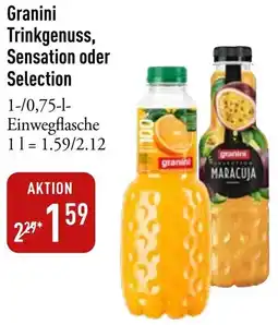 Galeria Markthalle Granini Trinkgenuss, Sensation oder Selection Angebot