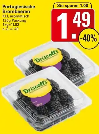 WEZ Driscoll's Portugiesische Brombeeren Angebot