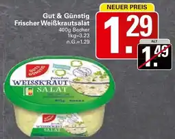 WEZ Gut & Günstig Frischer Weiẞkrautsalat Angebot
