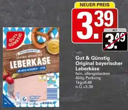 WEZ Gut & Günstig Original bayerischer Leberkäse Angebot