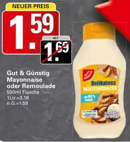 WEZ Gut & Günstig Mayonnaise oder Remoulade Angebot