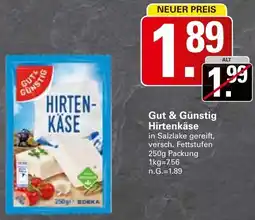 WEZ Gut & Günstig Hirtenkäse Angebot