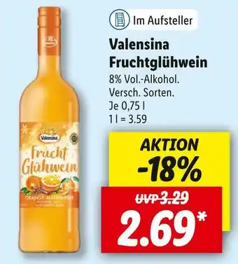 Lidl Valensina fruchtglühwein Angebot