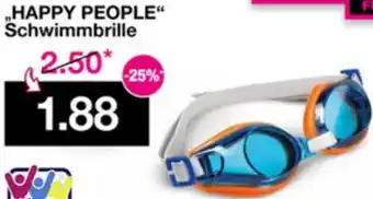 Woolworth HAPPY PEOPLE Schwimmbrille Angebot