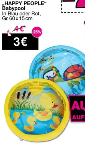 Woolworth HAPPY PEOPLE Babypool Angebot