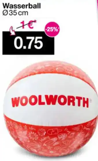 Woolworth Wasserball Angebot