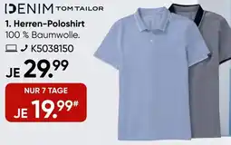 Galeria DENIM TOM TAILOR Herren-Poloshirt Angebot