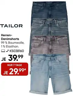Galeria TOM TAILOR Herren Denimshorts Angebot