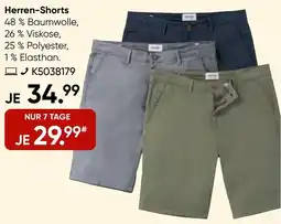 Galeria Herren-Shorts Angebot