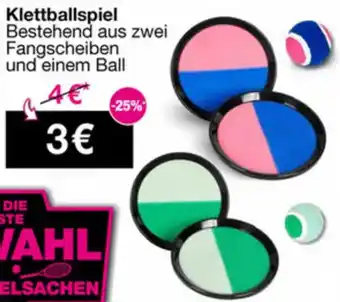 Woolworth Klettballspiel Angebot