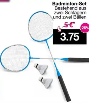 Woolworth Badminton-Set Angebot