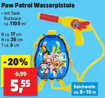 Thomas Philipps Paw Patrol Wasserpistole Angebot