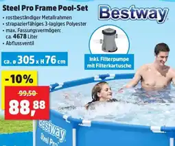 Thomas Philipps Bestway Steel Pro Frame Pool-Set Angebot