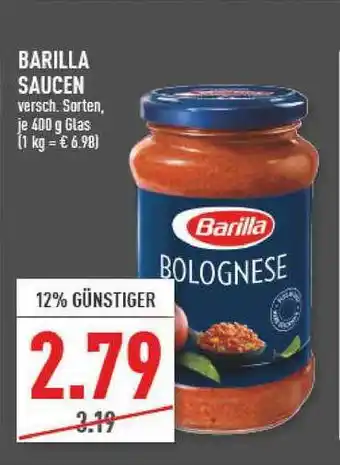 Marktkauf Barilla Saucen 400g Angebot