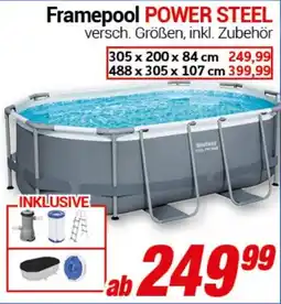 CENTERSHOP Bestway Framepool POWER STEEL Angebot