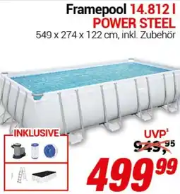 CENTERSHOP Bestway Framepool 14.812 l POWER STEEL Angebot