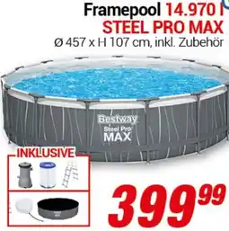CENTERSHOP Bestway Framepool 14.970 l Steel Pro Max Angebot