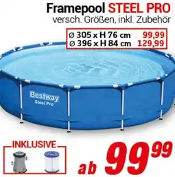CENTERSHOP Bestway Framepool STEEL PRO Angebot