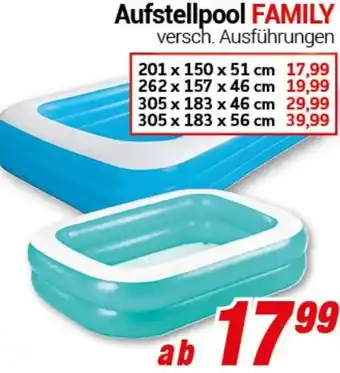 CENTERSHOP Bestway Aufstellpool FAMILY Angebot