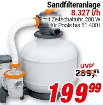 CENTERSHOP Sandfilteranlage 8.327 l/h Angebot