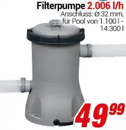 CENTERSHOP Filterpumpe 2.006 l/h Angebot
