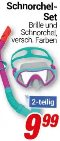 CENTERSHOP Schnorchel Set Angebot