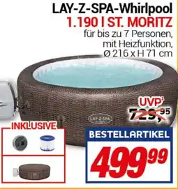CENTERSHOP LAY-Z-SPA-Whirlpool 1.190 l ST. MORITZ Angebot