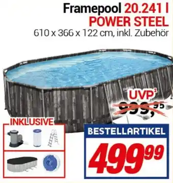 CENTERSHOP Bestway Framepool 20.241 l POWER STEEL Angebot