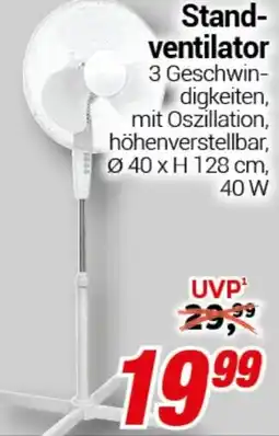 CENTERSHOP Standventilator Angebot