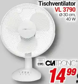 CENTERSHOP Clatronic Tischventilator VL 3790 Angebot