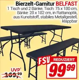 CENTERSHOP Bierzelt-Garnitur BELFAST Angebot
