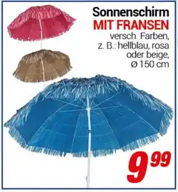 CENTERSHOP Sonnenschirm MIT FRANSEN Angebot